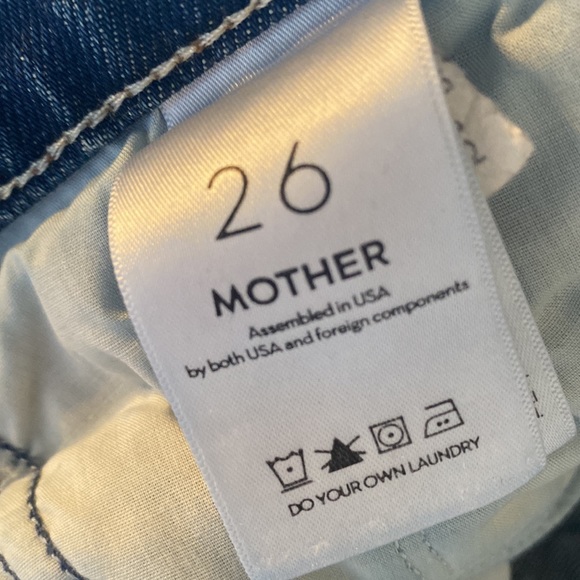 MOTHER Insider Ankle Jean in Testing The Waters Size 26 - Picture 10 of 10